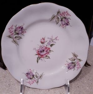 Vintage Favolina rose decorative plate
